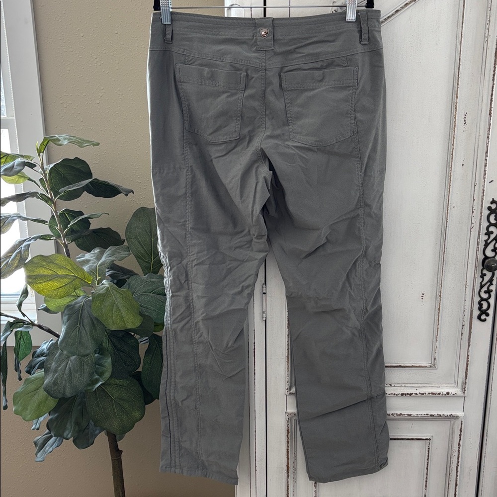 Kuhl Trekr Pants Womens 14 regular Gray Outdoor Style 6235 Nylon Blend Hiking - Picture 2 of 10